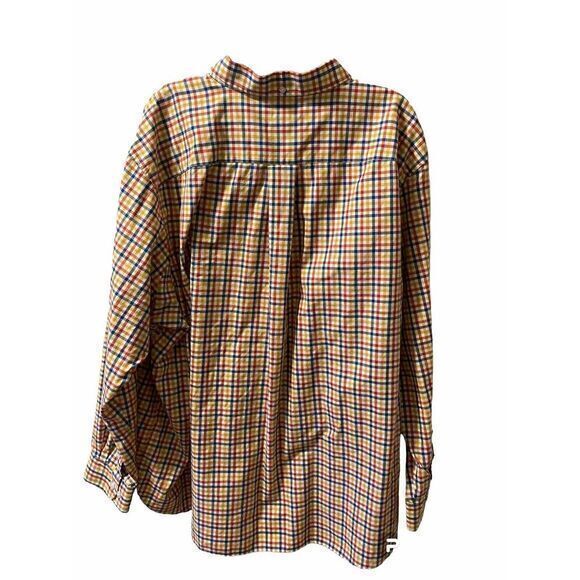 Duluth Trading‎ Co Mens 4XL Wrinkle Fighter Shirt Button Down Long Sleeve Plaid - Picture 7 of 7